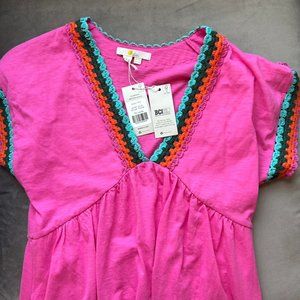 Boden Crochet Trim Jersey Dress NWT